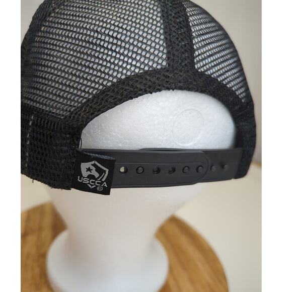USCCA Mesh Snapback Hat Baseball Cap Trucker Black Concealed Carry Association - Picture 3 of 4